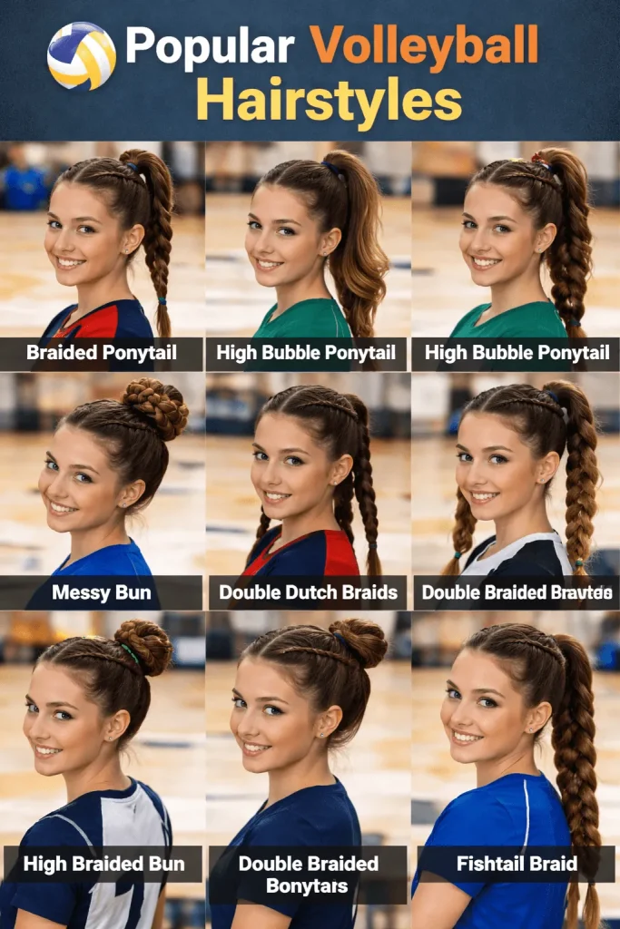 Popular Volleyball Hairstyles