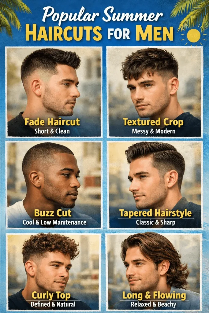 Popular summer haircuts for men