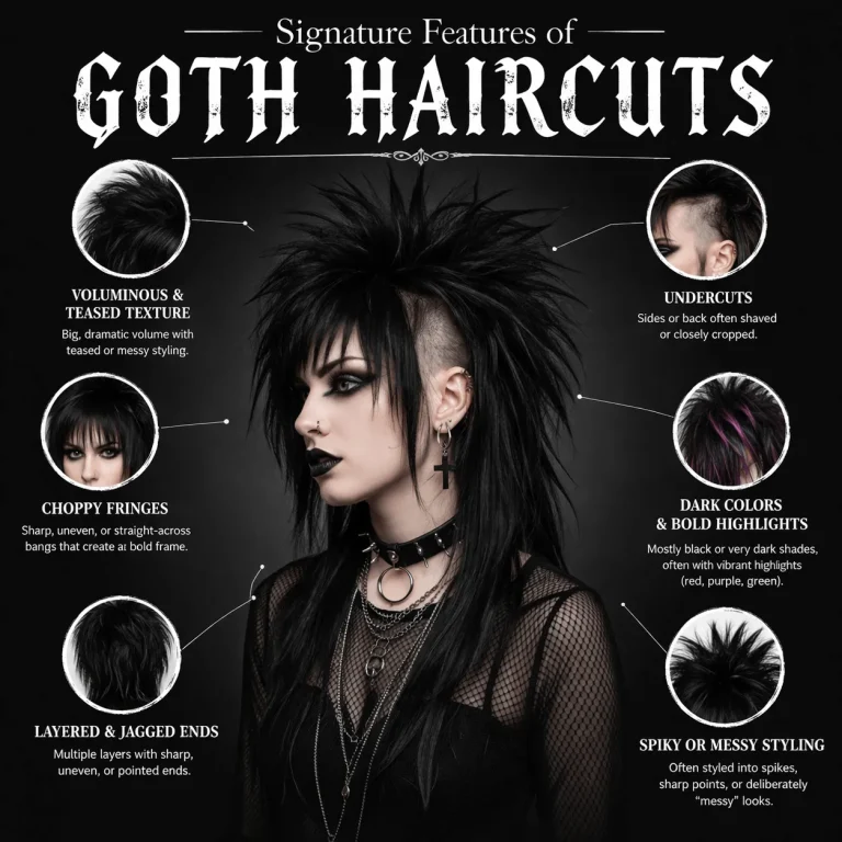 Signature Features of Goth Haircuts