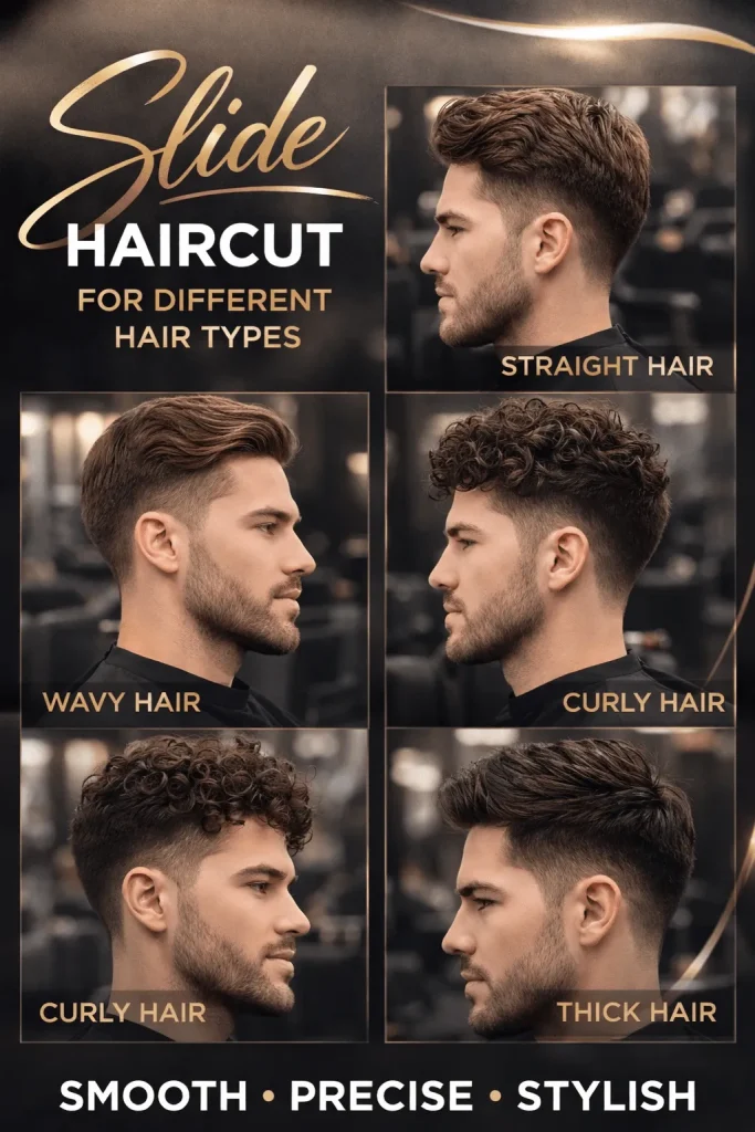 Slide Haircut for Different Hair Types