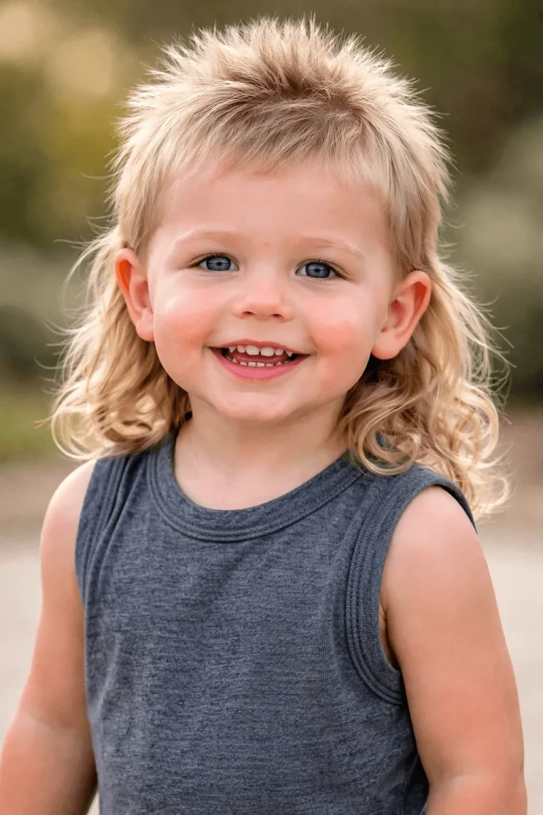 Toddler Mullet Haircut