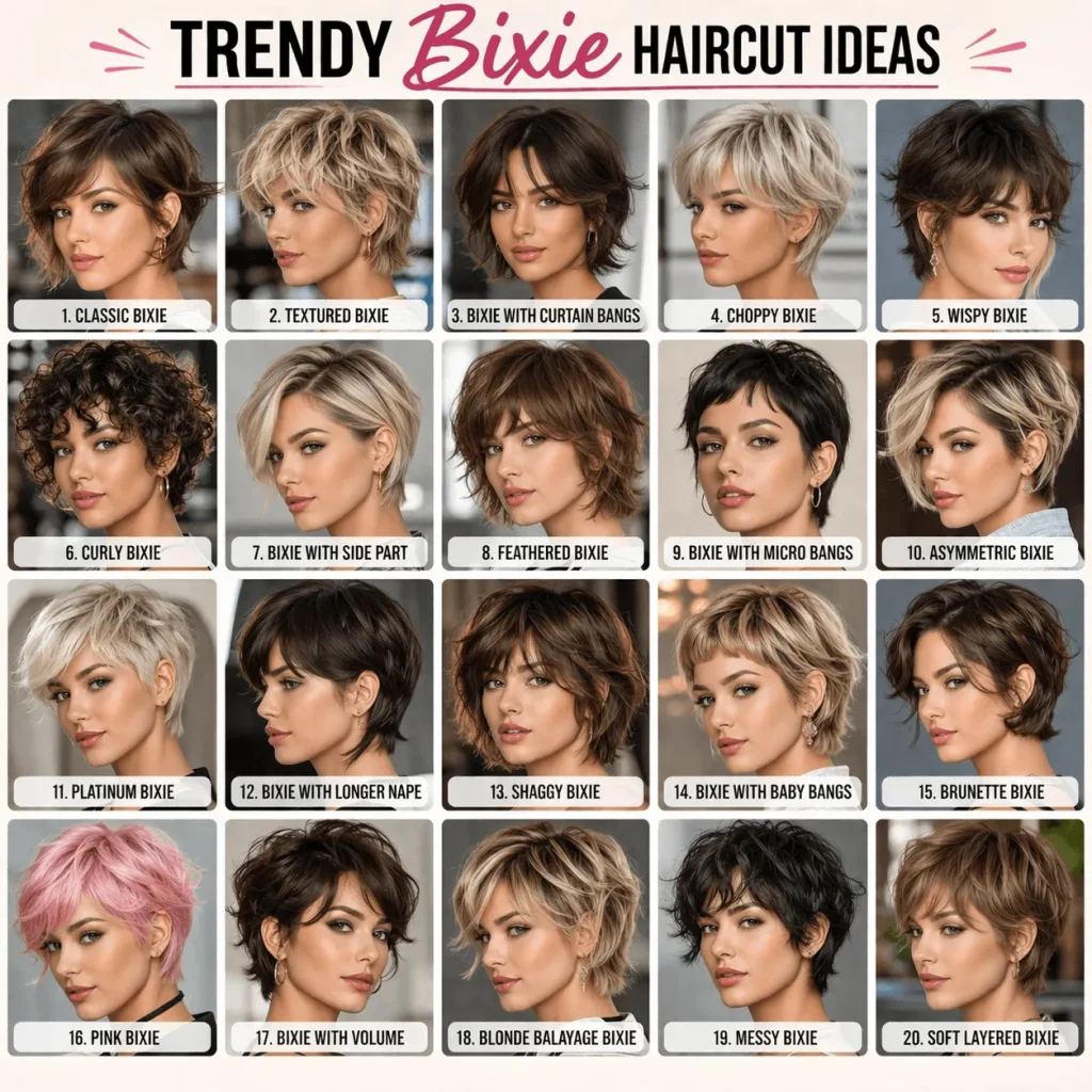 Trendy Bixie Haircut Ideas