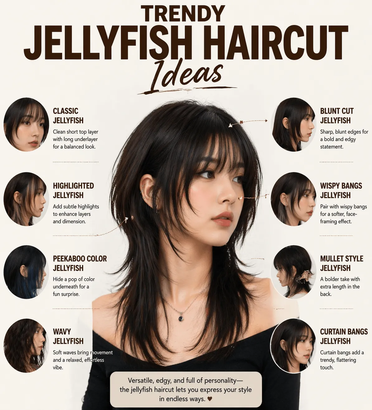 Trendy Jellyfish Haircut Ideas