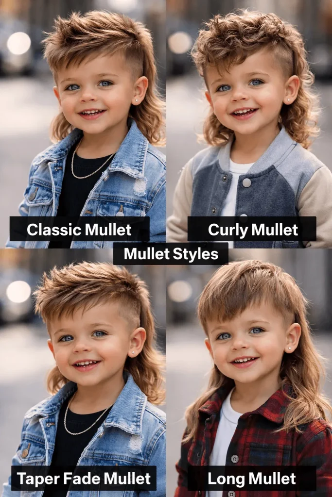 Trendy Toddler boy Mullet Haircuts