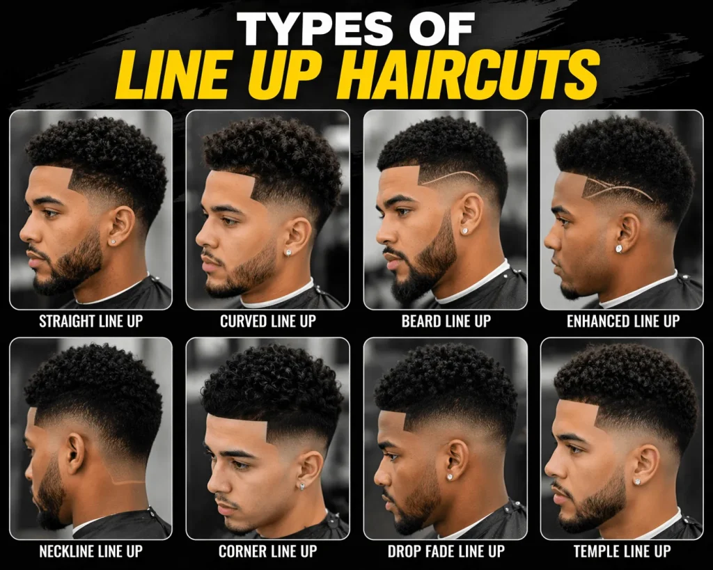 Types of Line Up Haircuts