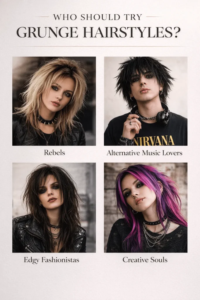 Who Should Try Grunge Hairstyles