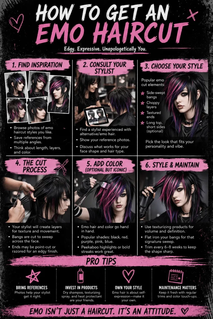 Who Should Try an Emo Haircut