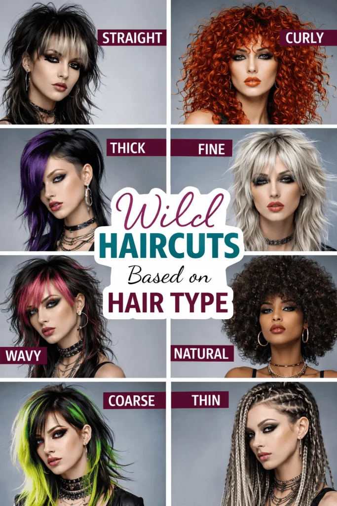 Wild Haircuts Based on Hair Type