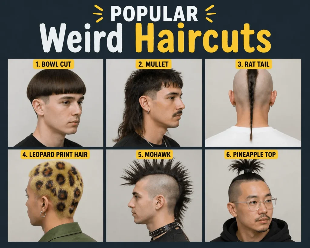 popular Weird Haircuts