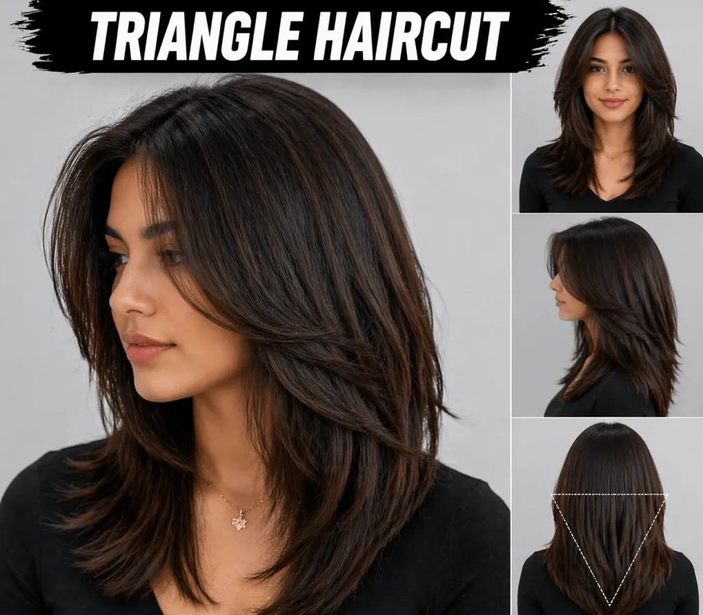 triangle haircut