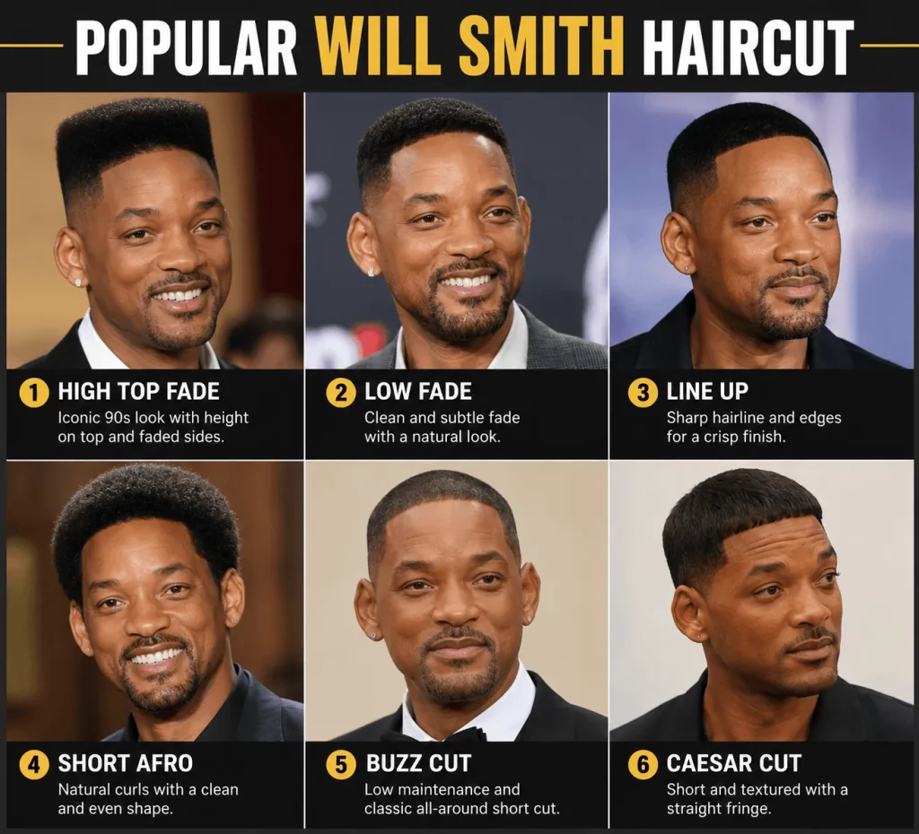 popular Will Smith Haircut